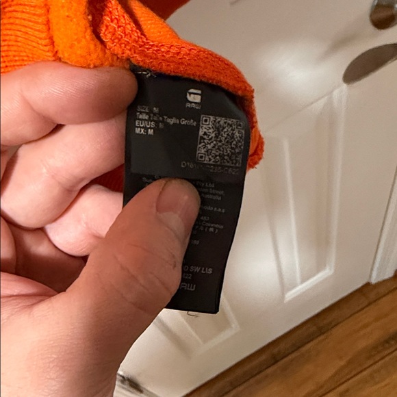 G-Star Bright Orange Men's Sweater - Picture 6 of 6